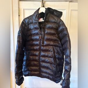 Canada Weather Gear Women’s Sleek Black Puffer Jacket Hooded XL